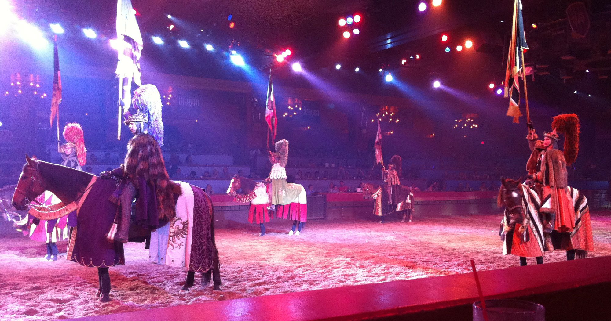 theater seen from France section - Picture of Tournament of Kings, Las  Vegas - Tripadvisor